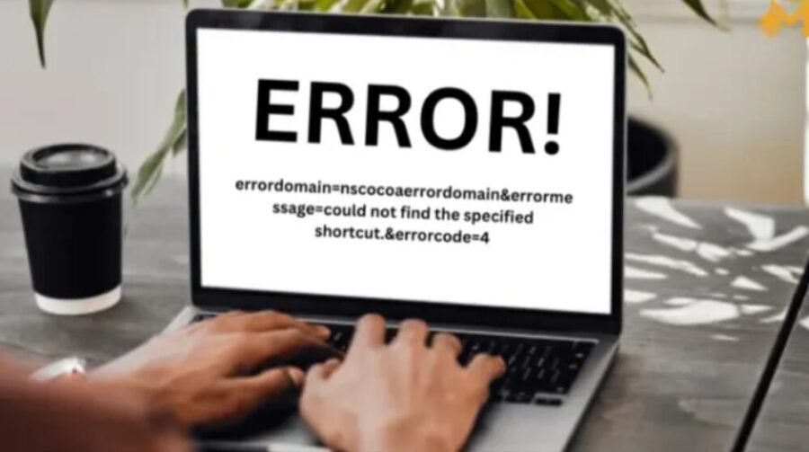 errordomain=nscocoaerrordomain&errormessage=could not find the specified shortcut.&errorcode=4