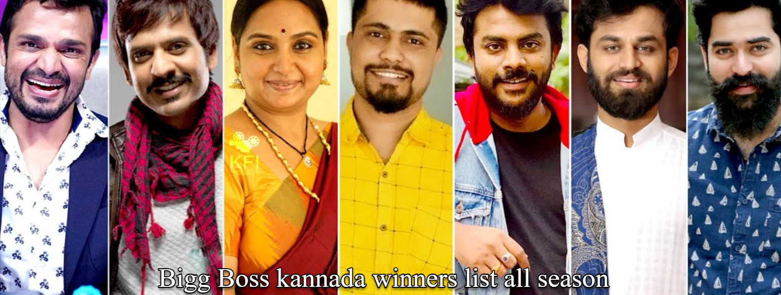 bigg boss kannada winners list all season